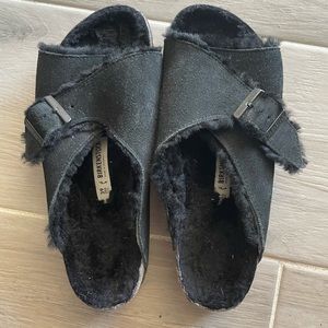 Shearling Birkenstock’s